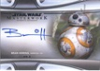 2021 Star Wars Masterwork Autograph Card MWA-BH Brian Herring As BB-8