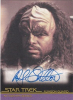 Star Trek Movies In Motion A75 Rif Hutton As Klingon Guard Autograph!