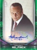 2018 Doctor Who Signature Series DWA-ASH Anthony Head As Mr. Finch Green Autograph card - 25/50