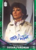 2018 Doctor Who Signature Series DWA-CAF Carole Ann Ford As Susan Ford Green Autograph card - 16/50