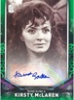 2018 Doctor Who Signature Series DWA-HG Hannah Gordon As Kirsty McLaren Green Autograph card - 24/50