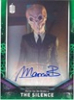 2018 Doctor Who Signature Series DWA-MVDB Marnix Van Den Broeke As The Silence Green Autograph card - 08/50