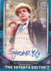 2018 Doctor Who Signature Series DWA-SMC Sylvester McCoy As The Seventh Doctor Blue Autograph card - 16/25