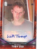 2018 Doctor Who Signature Series DWA-WT Will Thorp As Toby Zed Orange Autograph card - 06/10