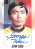 Star Trek Inflexions StarFleet's Finest Bridge Crew Autograph Card - George Takei As Sulu