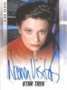 Star Trek Inflexions StarFleet's Finest Bridge Crew Autograph Card - Nana Visitor As Kira Nerys