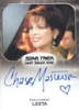 Star Trek Inflexions StarFleet's Finest Star Trek Aliens Design Autograph Card - Chase Masterson As Leeta