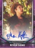 2018 Doctor Who Signature Series DWA-AKS Alex Kingston As River Song Purple Autograph card