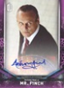 2018 Doctor Who Signature Series DWA-ASH Anthony Head As Mr. Finch Purple Autograph card