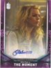 2018 Doctor Who Signature Series DWA-BPM Billie Piper As The Moment Purple Autograph card