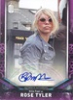 2018 Doctor Who Signature Series DWA-BPR Billie Piper As Rose Tyler Purple Autograph card