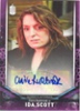 2018 Doctor Who Signature Series DWA-CR Claire Rushbrook As Ida Scott Purple Autograph card