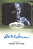 Star Trek 50th Anniversary Star Trek Aliens Design Autograph Card - Bertila Damas As Three Of Nine