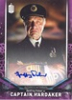 2018 Doctor Who Signature Series DWA-GP Geoffrey Palmer As Captain Hardaker Purple Autograph card